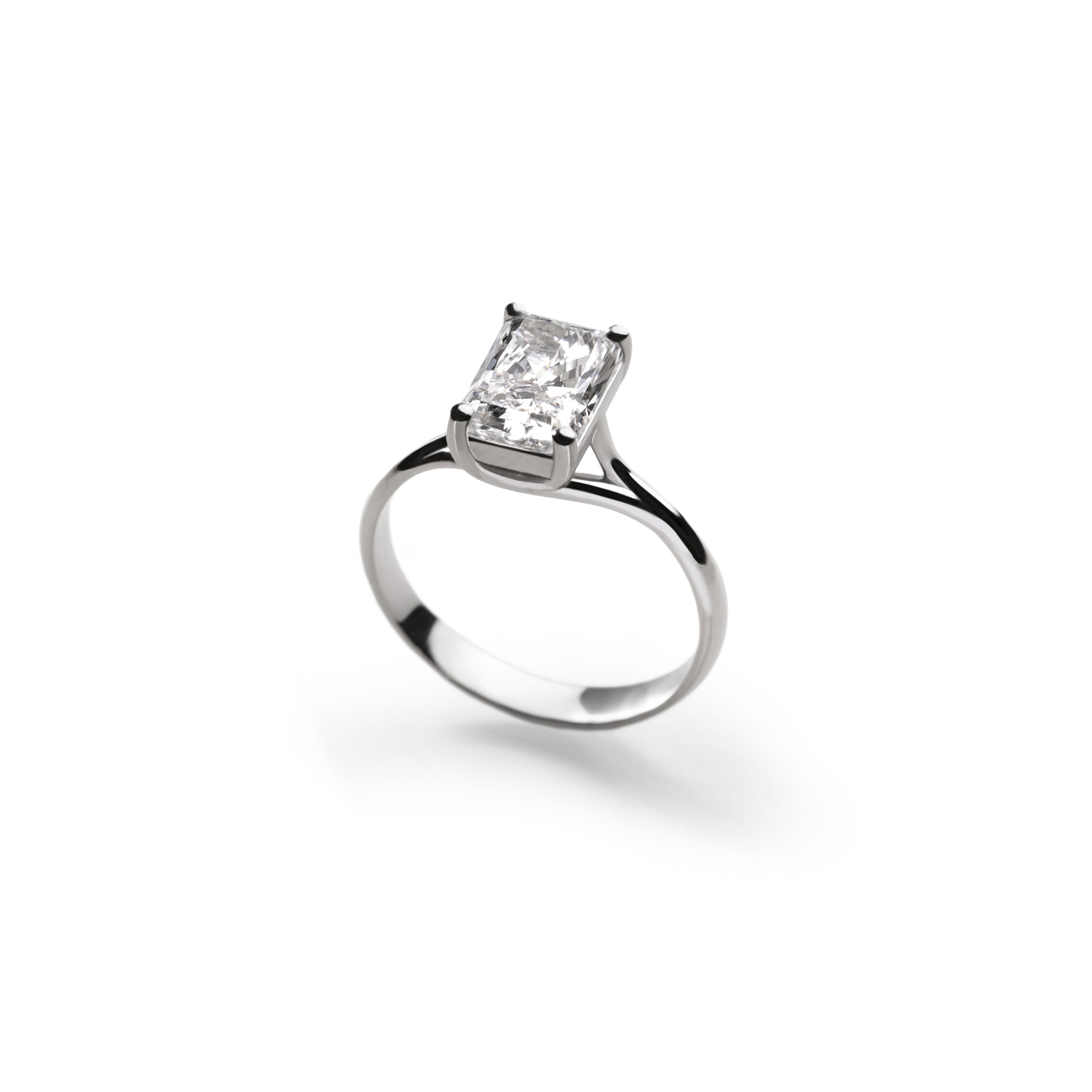 Anello Solitario Smeraldo